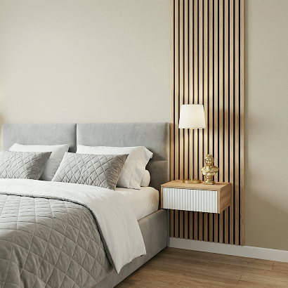 Панель Стеновая Акустическая МДФ Stella Trend Standart Дуб Сонома 2780х600х21 (уп.1шт.)