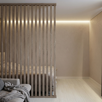 Интерьерная рейка МДФ STELLA Милана Дуб Винтаж 20*30*2700 (уп.8 шт.)