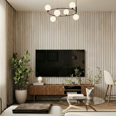 Панель Стеновая Реечная МДФ Stella Beats Standart Дуб Претто 2700x119x16 (4шт.упак.)