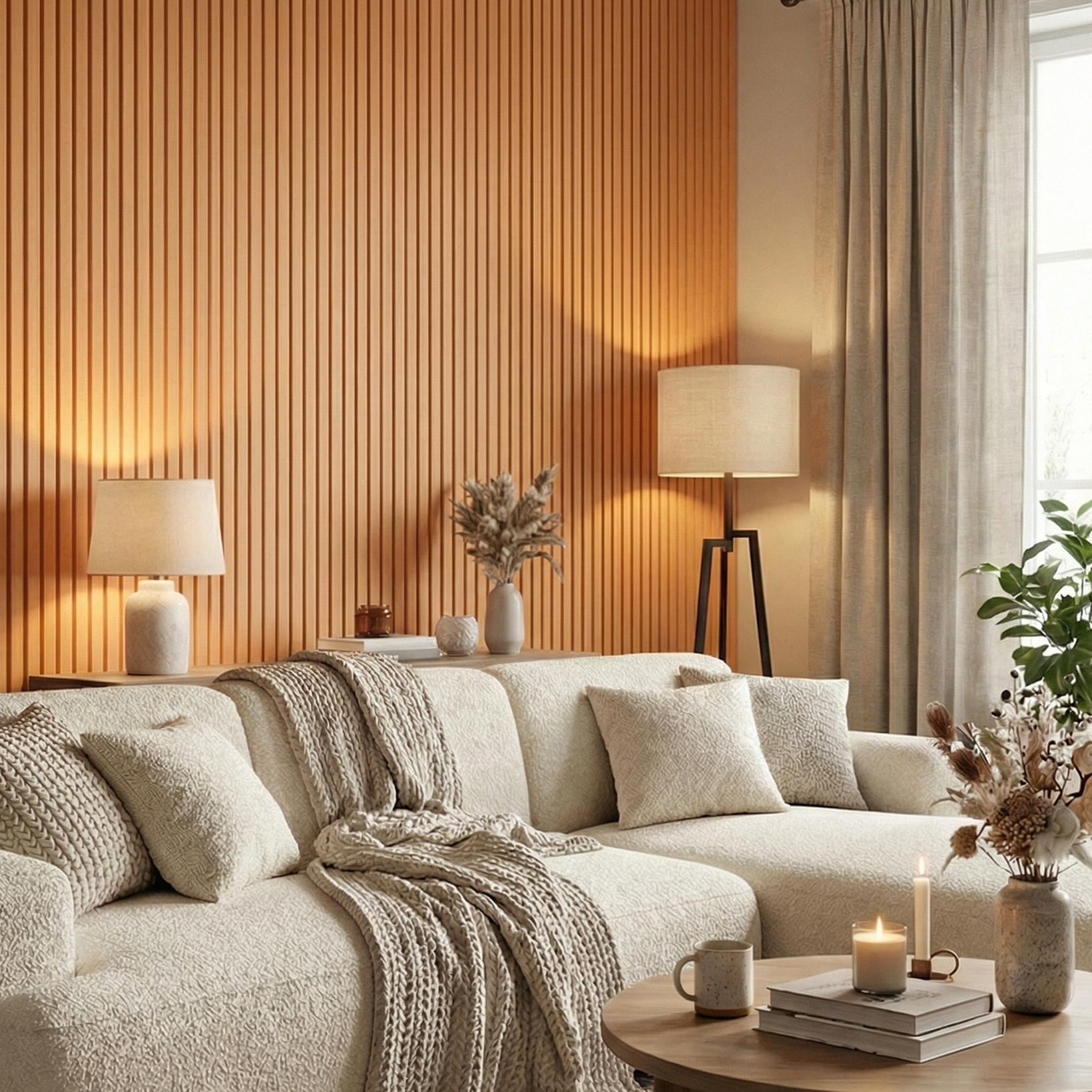 Панель Стеновая Реечная МДФ Stella Beats Base 2700x119x16 (4шт.упак.)