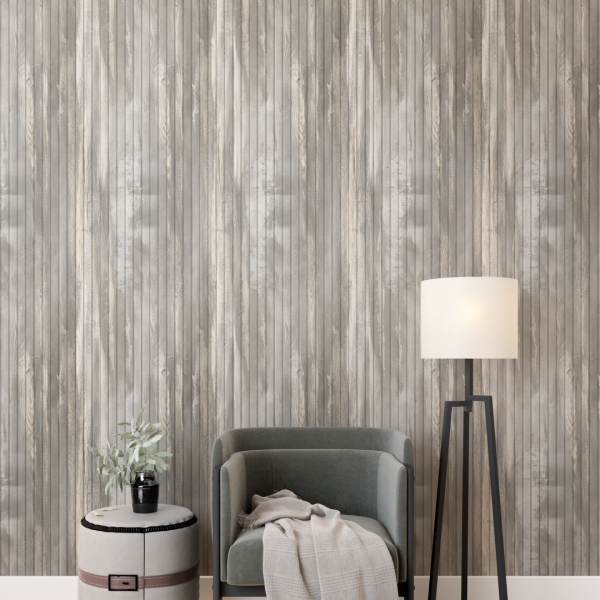 2К Панель Стеновая Реечная МДФ Stella Beats Standart Дуб Купаж 2700x119x16 (4шт.упак.)