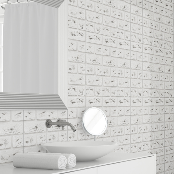 Панель ПВХ Палаццо Неро 744 2,6*0,25 STELLA Slim 5мм Premium Lak (15)