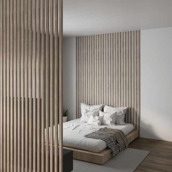 Интерьерная рейка МДФ STELLA Бриона Дуб Винтаж 16*40*2700 (уп.8 шт.)