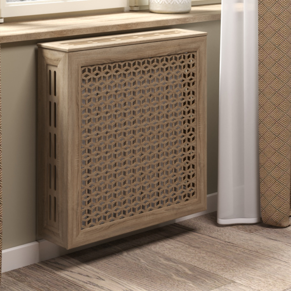 Экран для радиатора 60х60 см Илона дуб винтаж STELLA