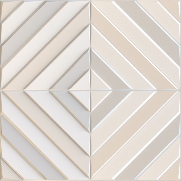 Панель ПВХ 0,3 мозайка на клеевой основе Плитка Ваниль (10шт)