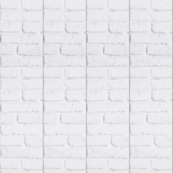 Панель ПВХ Белый кирпич 347 2,7*0,25 STELLA Light