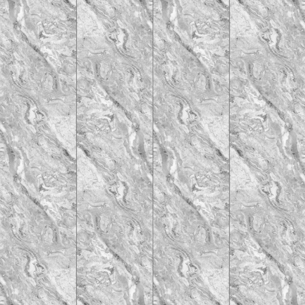 Панель ПВХ Мрамор Сантьяго 672 2,6*0,25 Stella Slim 5мм Light (15)