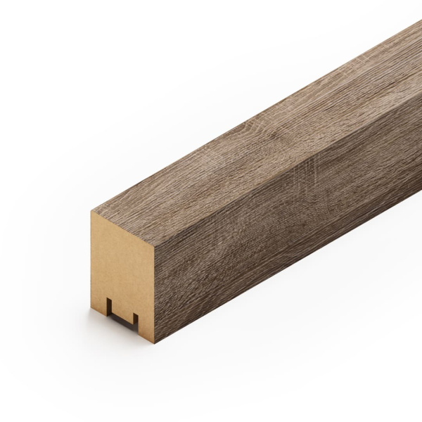 2К Интерьерная рейка МДФ Stella Ривьера Standard Дуб Винтаж 40*30*2700 (уп.4 шт.)