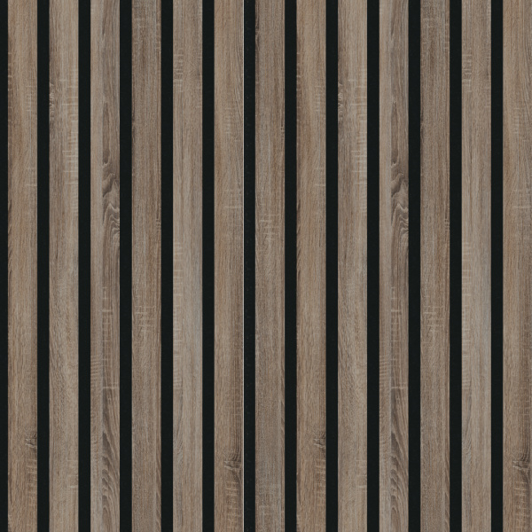 2К Панель Стеновая Акустическая Stella Comfort Standart Дуб Винтаж 600х600х9 (уп.1шт.)