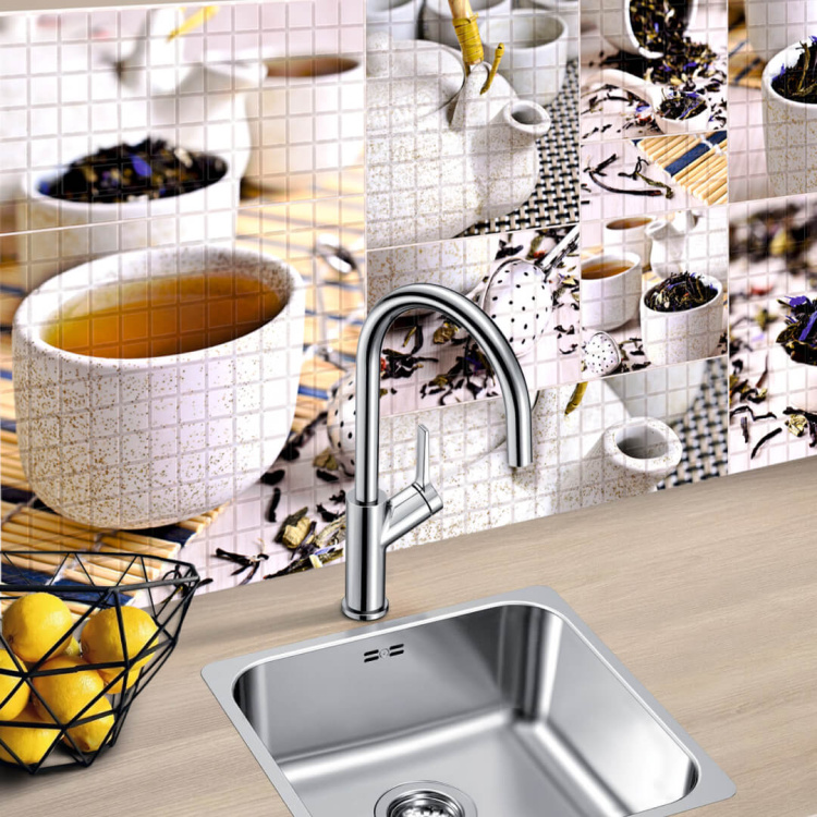 Панель ПВХ 0,3 мозаика Чайная церемония