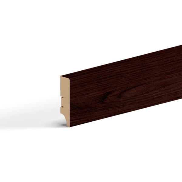 2К Напольный плинтус МДФ STELLA 60 2000х60х16 Венге (20шт в упак) 