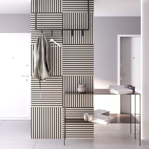 Панель Стеновая Акустическая Stella Comfort Standart Лиственница Лагерта 600х600х9 (уп.1шт.)