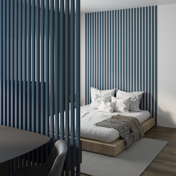 Интерьерная Рейка МДФ STELLA Планкен De Luxe Ocean 16*60*2700 (уп.6 шт.)