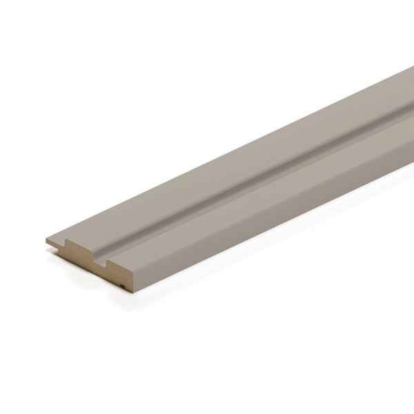 2К Профиль Финиш МДФ Stella Beats De Luxe Sandgrau 2700x77x16 (упак.4шт.)
