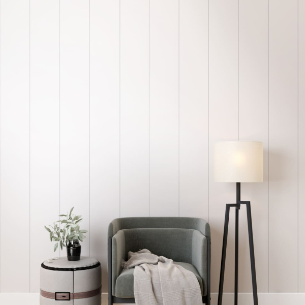 2К Панель МДФ Stella Classic Standard Белый 2700х200х6 (упак. 8 шт.)