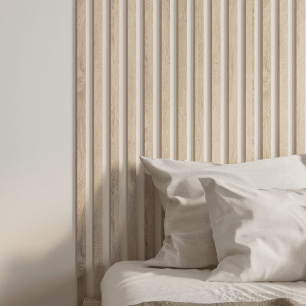 2К Интерьерная рейка МДФ STELLA Бриона Дуб Сонома 16*40*2700 (уп.8 шт.)