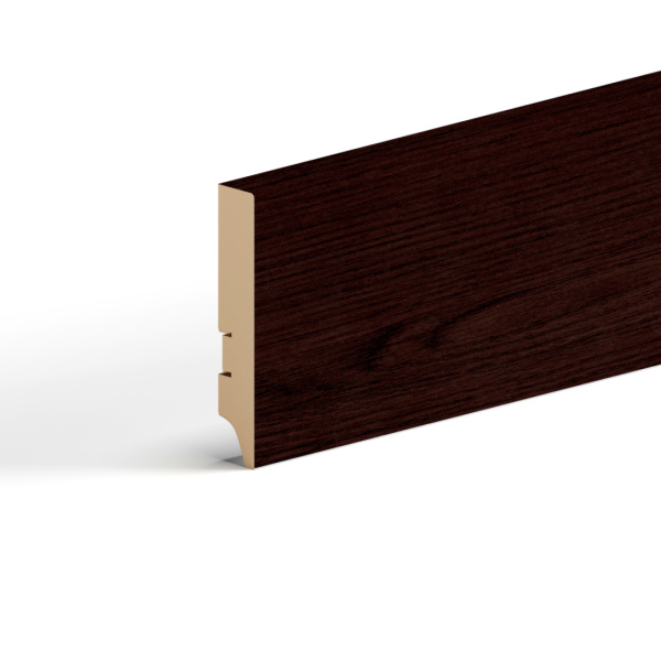2К Напольный плинтус МДФ STELLA 100А 2000х100х16 Венге (12шт в упак)