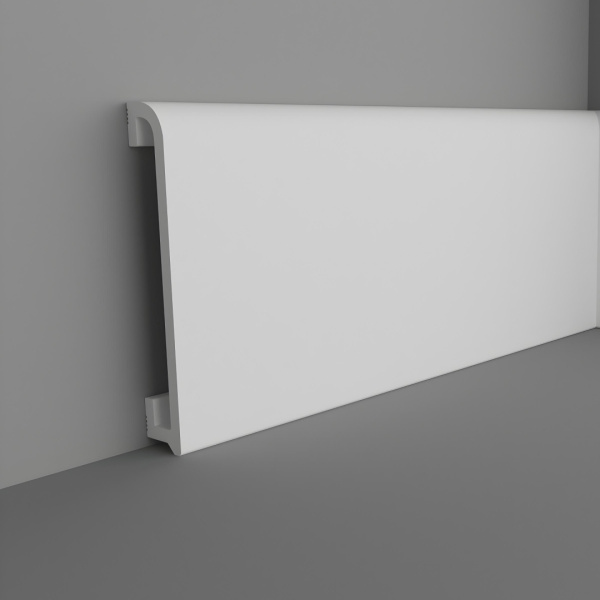 Плинтус напольный DPM Stella Вито 80 Белый 80х16х2000 мм (упак.20 шт.)