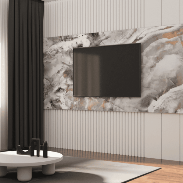 Панель PVC Stella Marble Люмьер 2800*1200*1,2мм