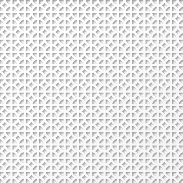 Панель декоративная перфорированная без рамки 1112х512 мм Сусанна белый STELLA (2шт)