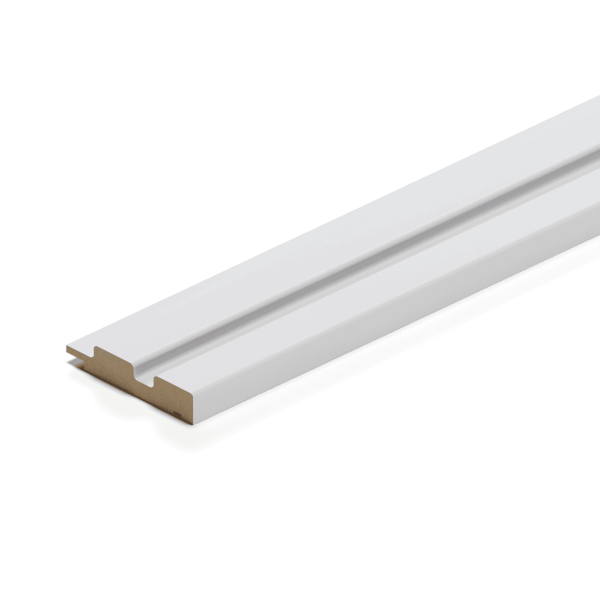 2К Профиль Финиш МДФ Stella Beats Standart Белый 2700x77x16 (упак.4шт.)