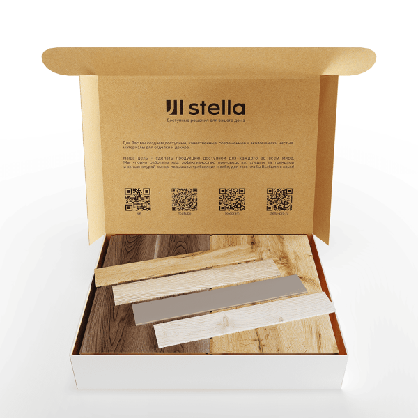 Sampleboх Панели МДФ Classic + углы Light&Premium Stella №6