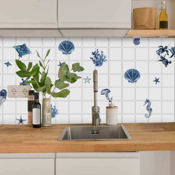 Панель ПВХ 0,2 мозаика «Морской коктейль» Stella