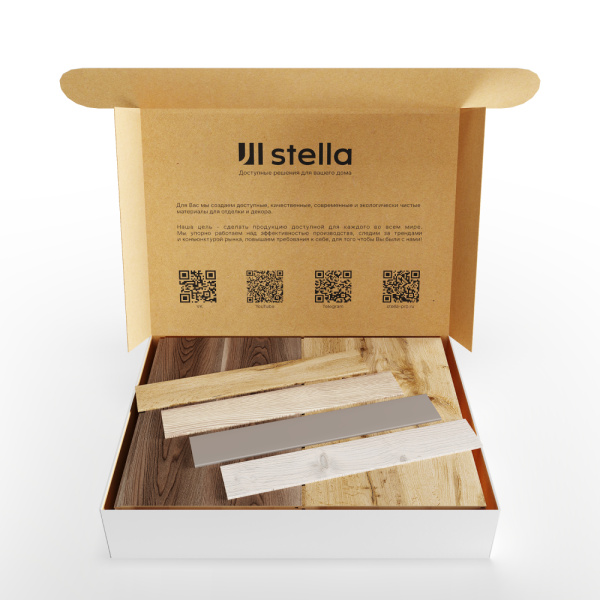 Sampleboх Панели МДФ Classic + углы МДФ Classic Stella №5 (Light, Premium, De Luxe)