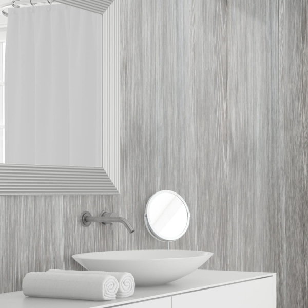 Панель ПВХ Stella Premium Ламинация Дуб беленый 2700х250х9 (8шт.упак.)