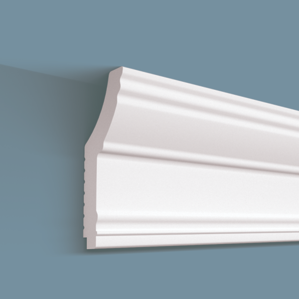 Плинтус потолочный Плинтэкс R 25/60 (80 шт)