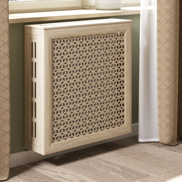 Экран для радиатора 60х60 см Илона дуб сонома STELLA