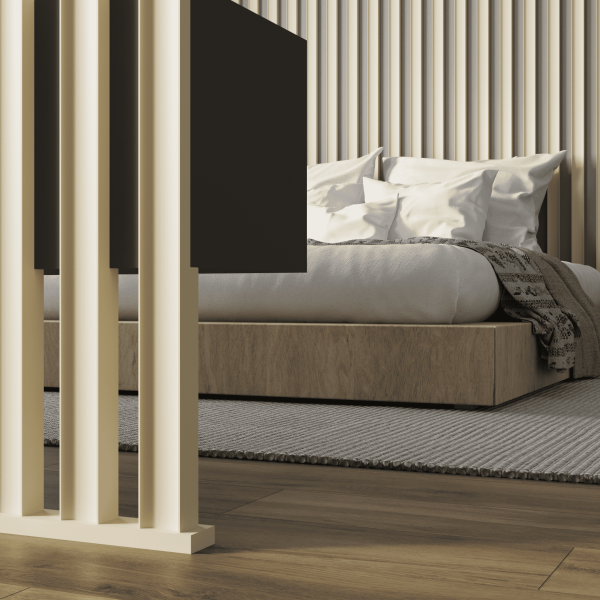 2К Интерьерная Рейка МДФ STELLA Планкен Рекесс De Luxe Palomino 19*50*2700 (уп.4 шт.)