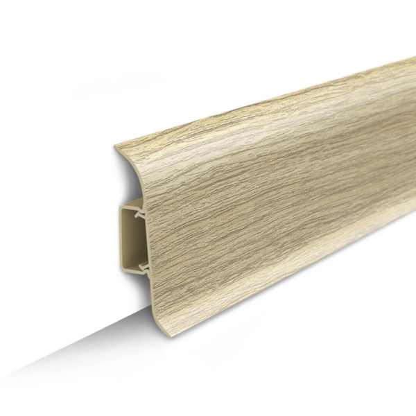 Напольный плинтус ПВХ Идеал Классик 55 Дуб северный 213 (40)