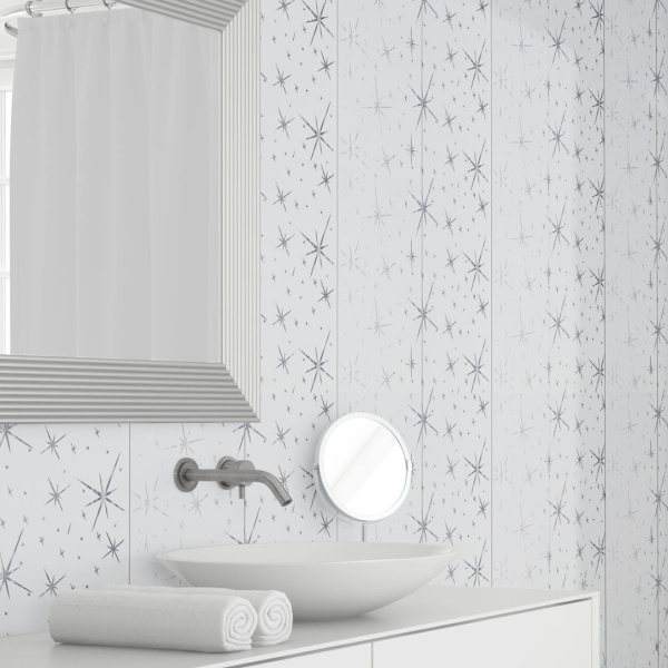 Панель ПВХ Stella Light Голография Галактика 2700х250х8 (10шт.упак.)