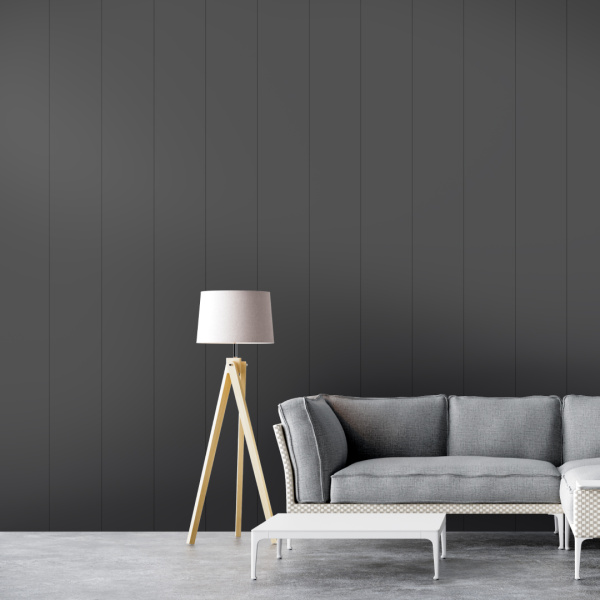 Панель МДФ Classic Stella De Luxe 2700х200х6 Black Lead (упак. 8 шт.)