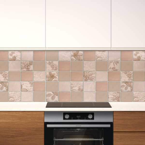 Панель ПВХ 0,3 плитка «Тайный сад» Stella 