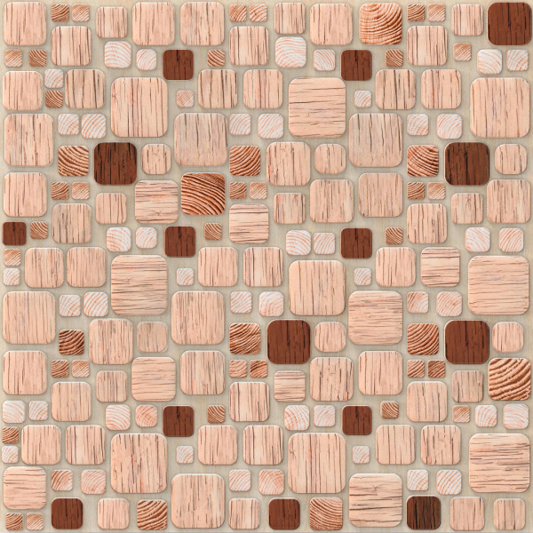 Панель ПВХ 0,3 мозайка на клеевой основе Ритм (10шт)