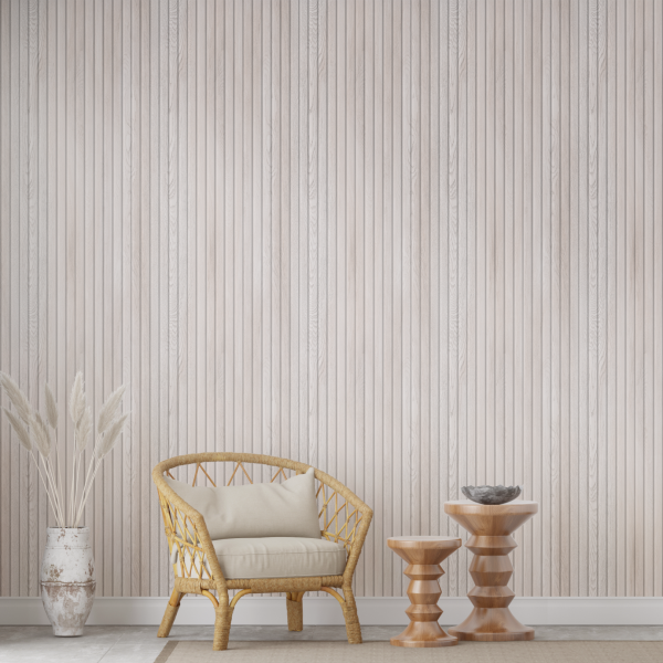 Панель Стеновая Реечная МДФ Stella Beats Light Ясень Айвори 2700x119x16 (4шт.упак.)