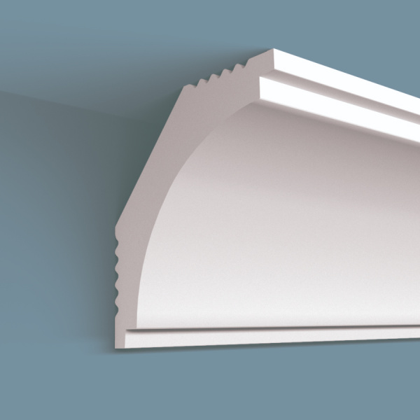 Плинтус потолочный Плинтэкс N 35/35  (110 шт)