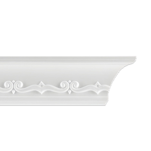 Плинтус потолочный инжекционный D 413/45 ( 115 шт. в упак.)