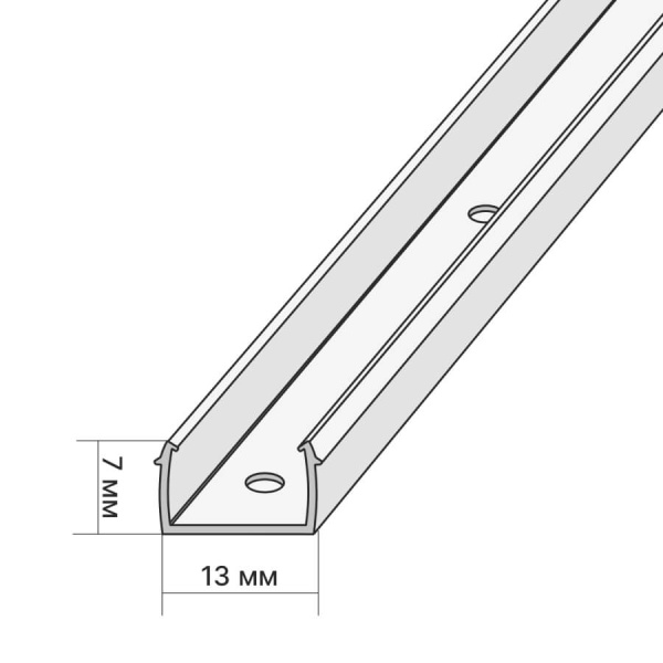 Монтажная планка для МДФ изделий STELLA 2400 (30шт)
