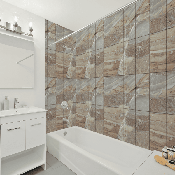 Панель SPC глянец Stella Kerama Антрацит 560*280*2,5мм (8 шт в упак)