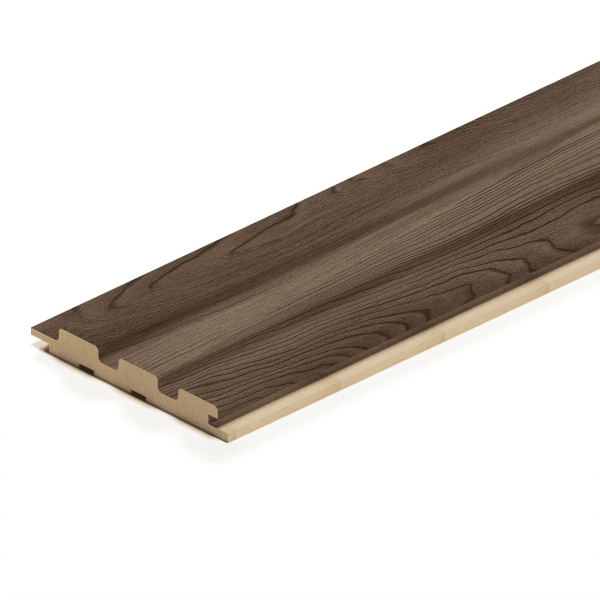 2К Панель Стеновая Реечная МДФ Stella Beats Light Орех Бразильский 2700x119x16 (4шт.упак.)