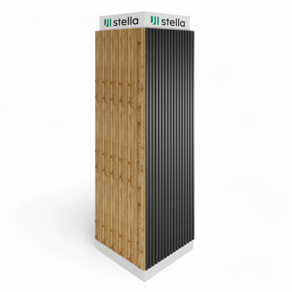 Колонна Реечные панели МДФ Beats, Wave Stella №1 2070х600х600 мм