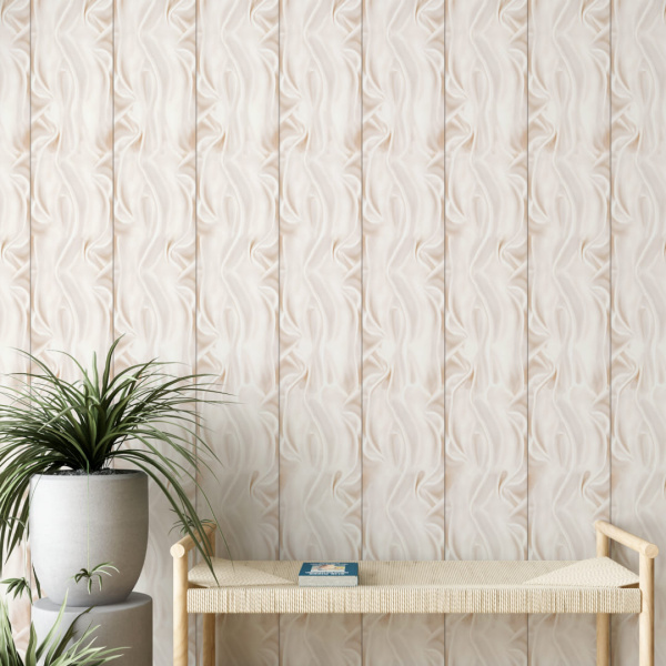 Панель ПВХ Шелк жемчужный Добор 620/1 2,7*0,25 STELLA Light 