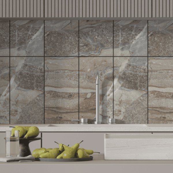 Панель SPC глянец Stella Kerama Антрацит 560*280*2,5мм (8 шт в упак)