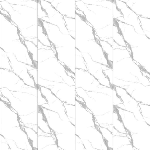 Панель ПВХ Мрамор Крестолла 671 2,6*0,25 Stella Slim 5мм Light (15)