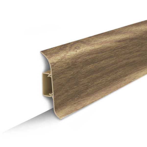 Напольный плинтус ПВХ Идеал Классик 55 Палисандр 281 (40)