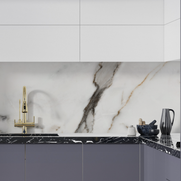 Панель ПВХ глянец Novita Wall Гималаи 1200*600*2,5мм (4 шт в упак)