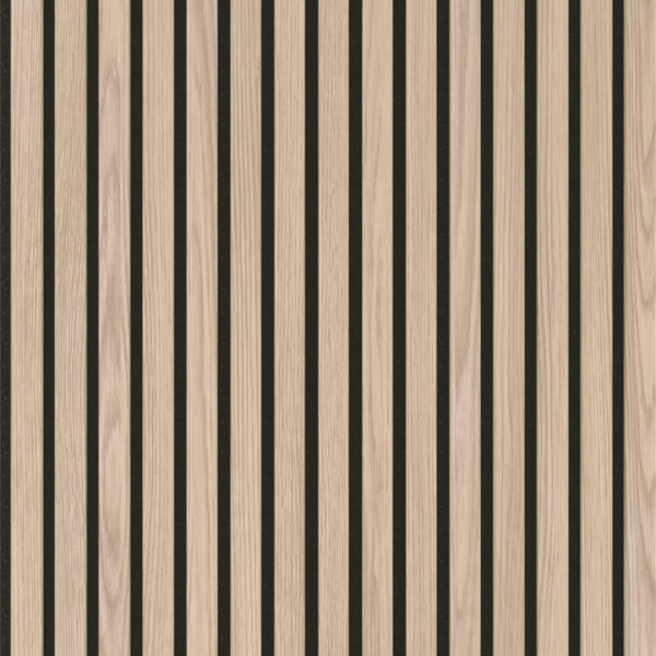 Панель Стеновая Акустическая Stella Comfort Light Дуб Снежный 2780х600х9 (уп.1шт.)